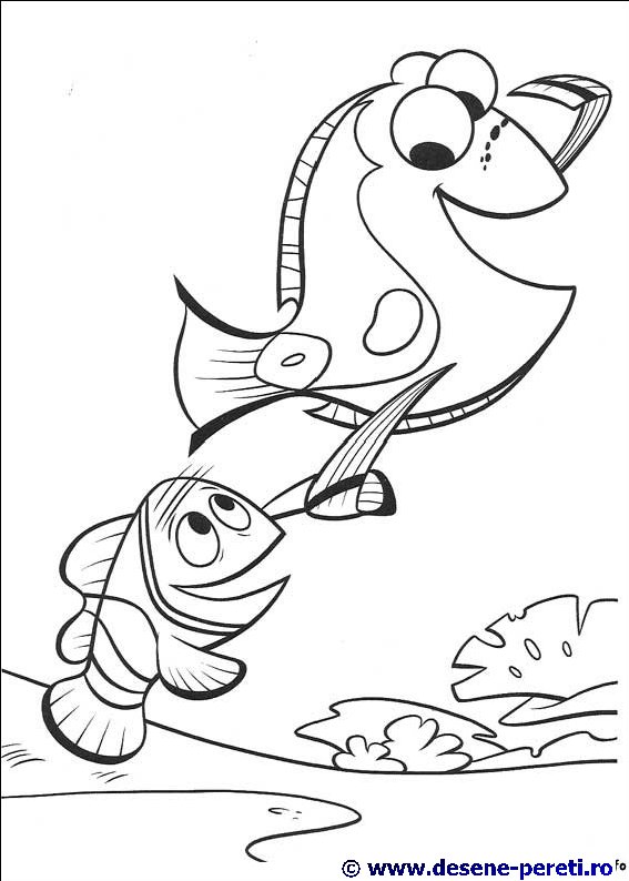 Finding Nemo desene de colorat